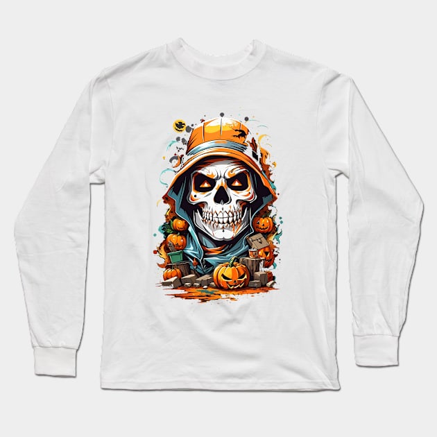 Trick Or Treat ? Long Sleeve T-Shirt by Omerico